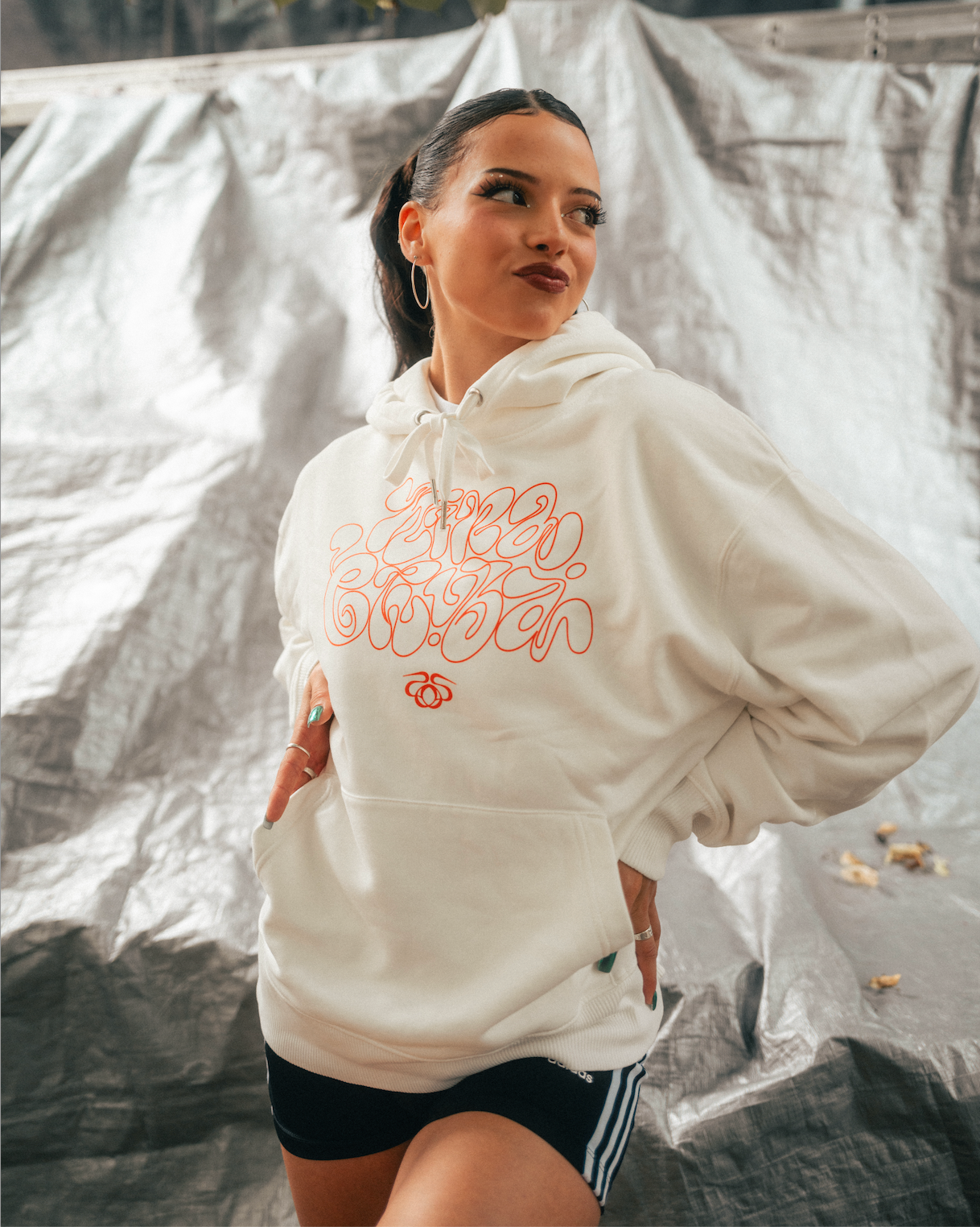 Nina Chuba Open-Air-Tour Hoodie 2024 - Off-White