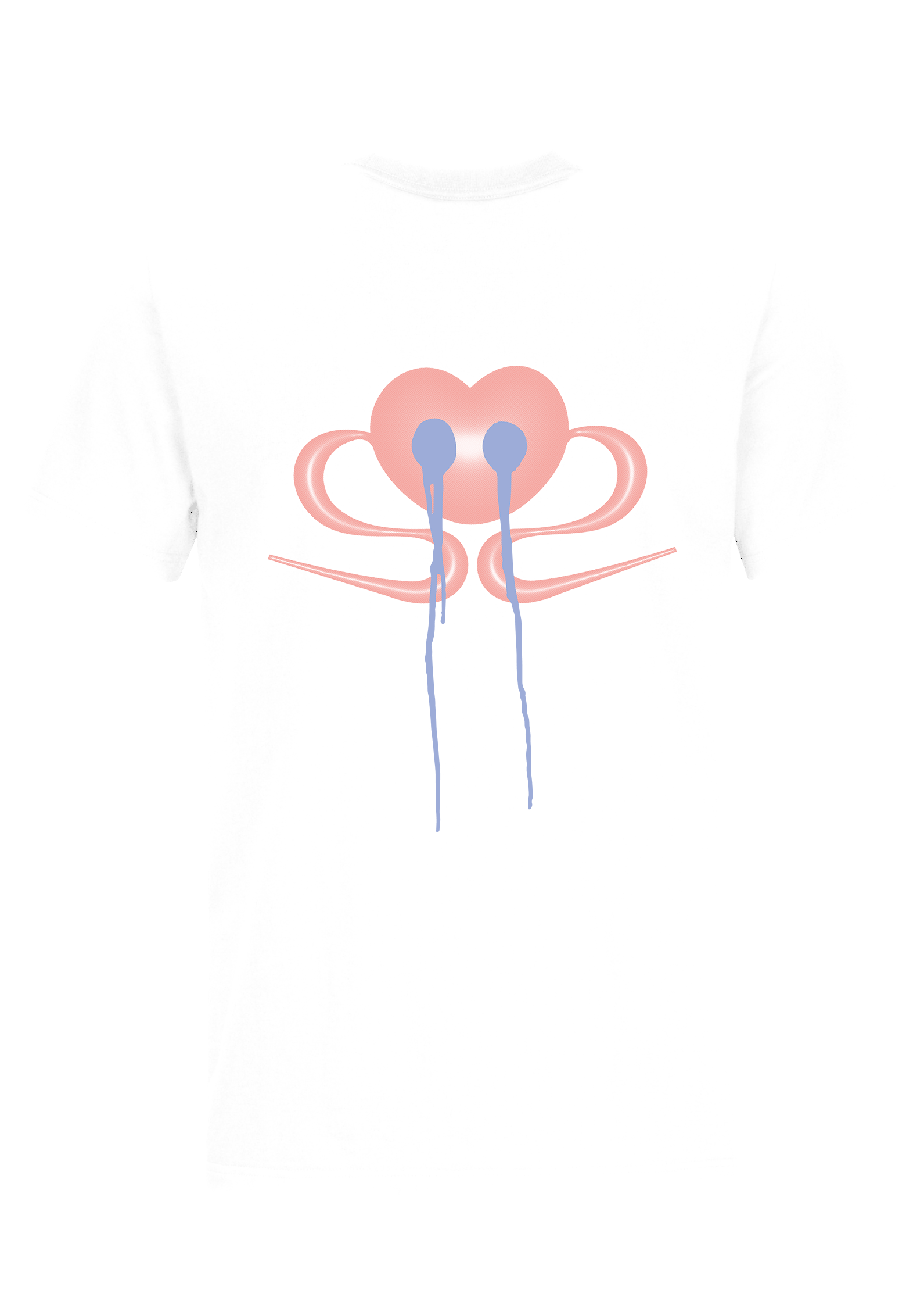 Heart white (T-Shirt)